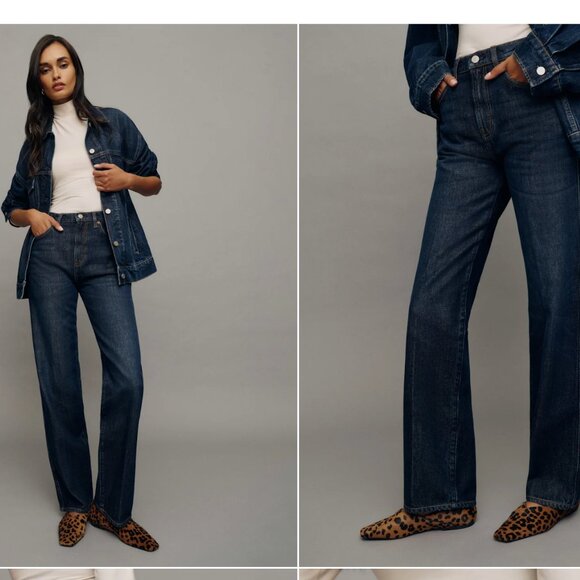 Reformation Val 90s Mid Rise Straight Jeans - Picture 3 of 3